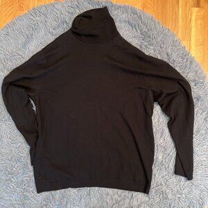 Cinque Black Men's Merino Wool turtleneck Sweater Size XXL